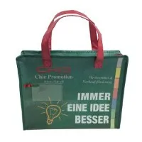 Torba na zakupy Rpet Torba na zamek wielokrotnego użytku z włókniny pochodzącej z recyklingu